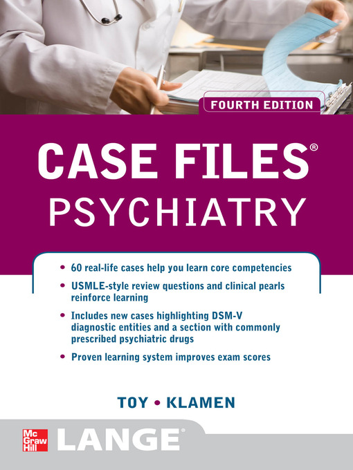 Title details for Case Files Psychiatry by Eugene Toy - Available